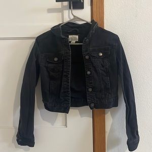 Black jean jacket